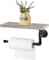 Paper Towel Holder with Shelf Industrial Pipe